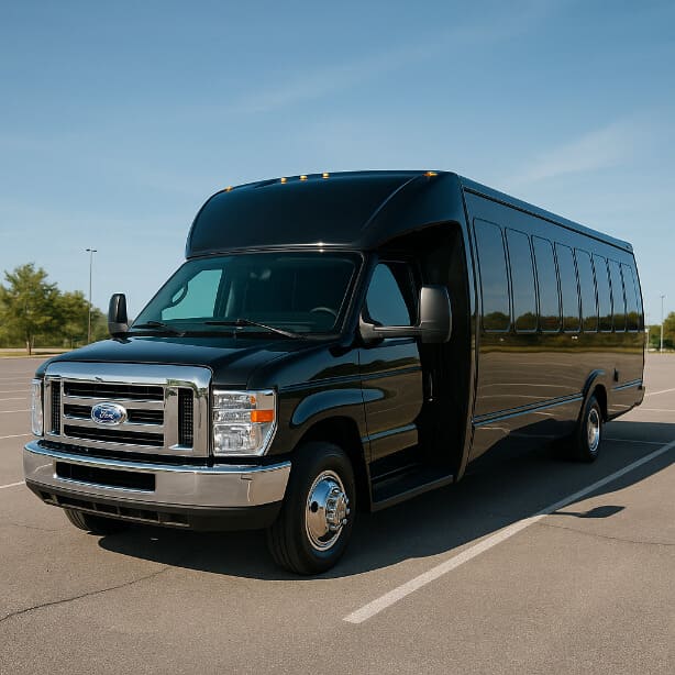 Denton Shuttle Bus Rentals 18 Passenger Shuttle Bus