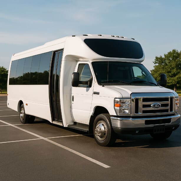 Denton Shuttle Bus Rentals 20 Passenger Shuttle Bus