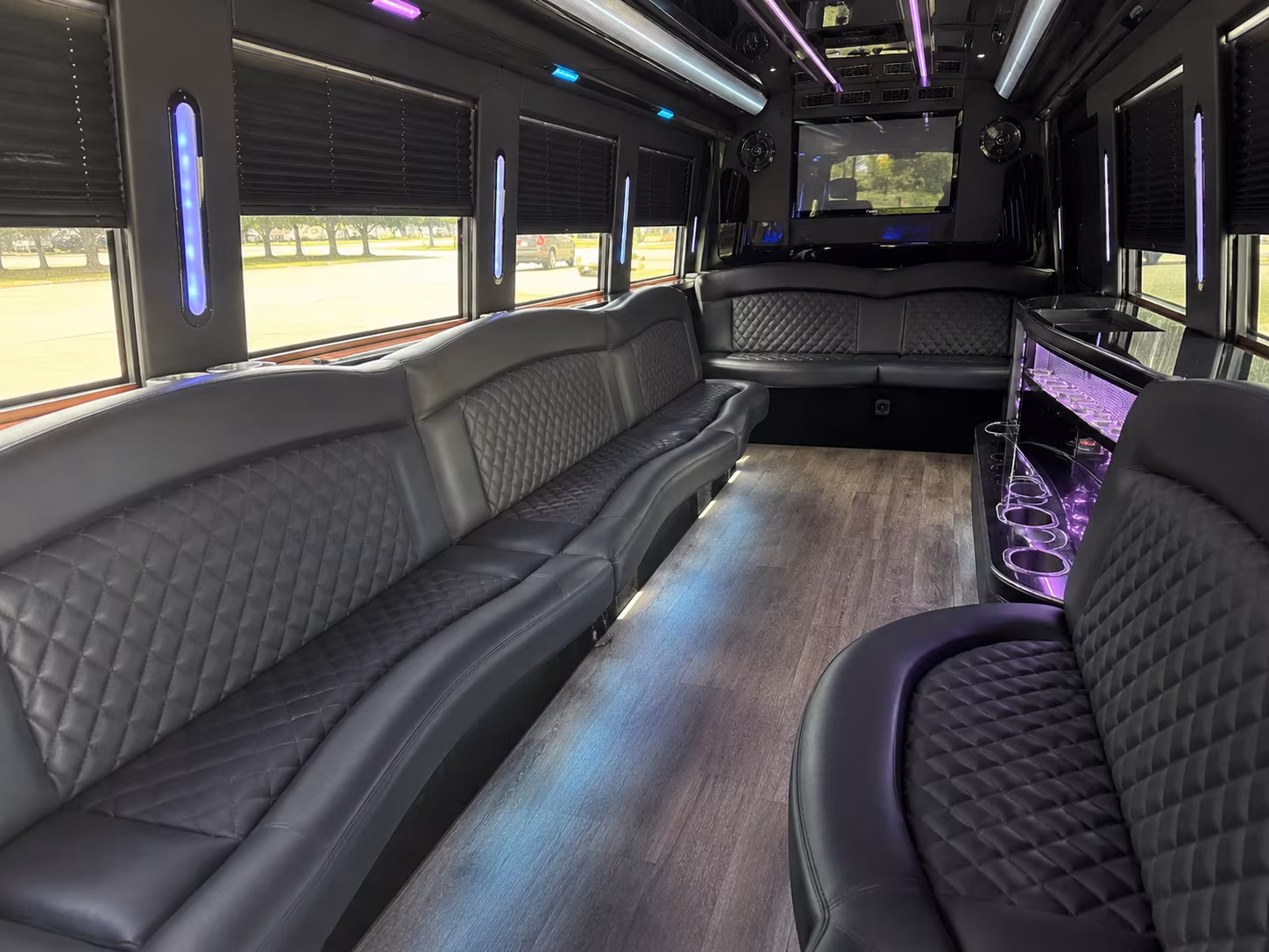 bachelor and bachelorette party buses in denton
