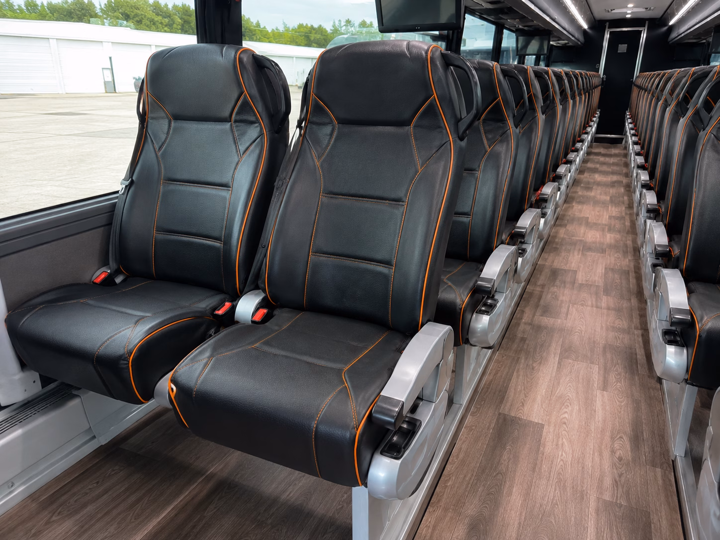 denton construction and film crew shuttle buses
