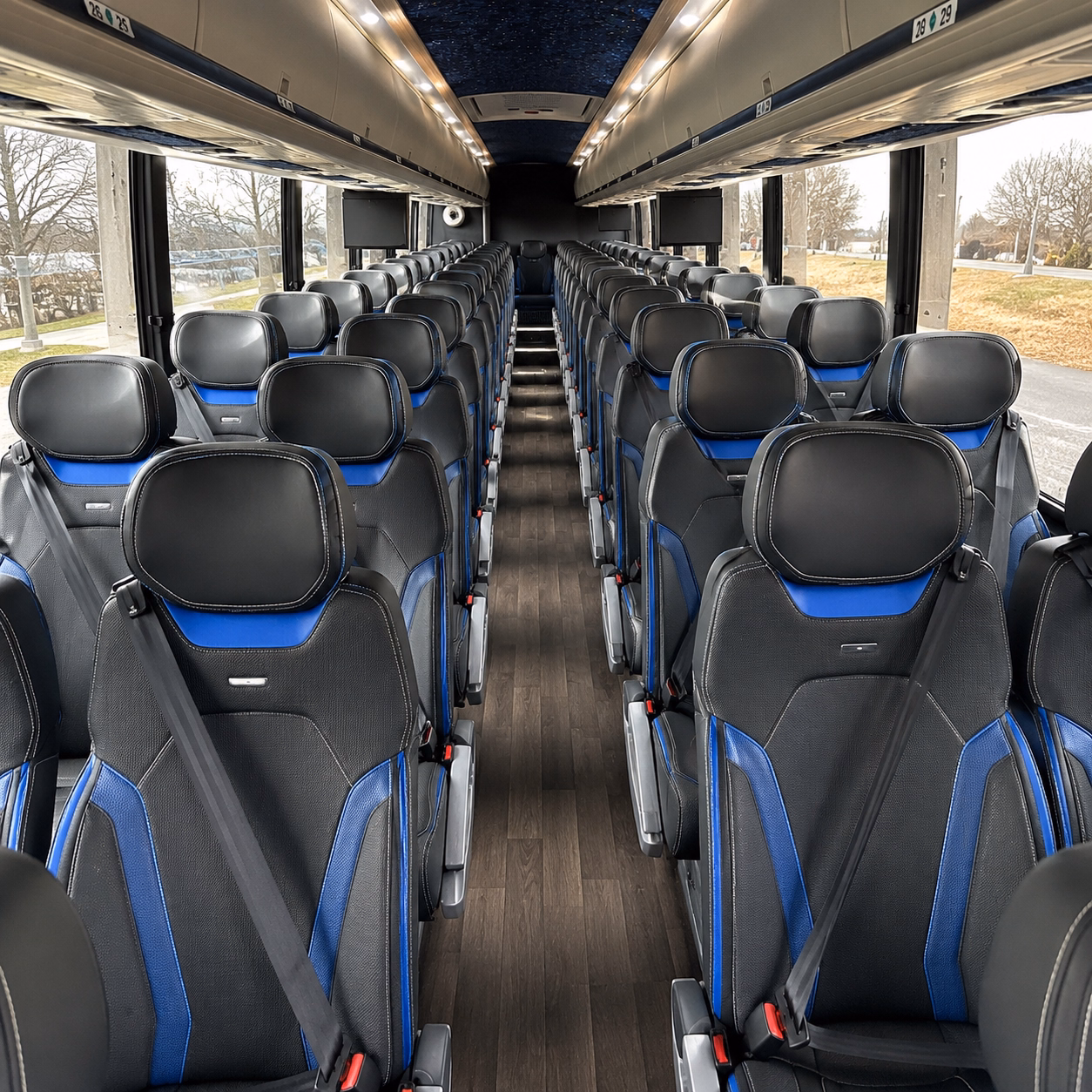 denton long distance charter bus prices